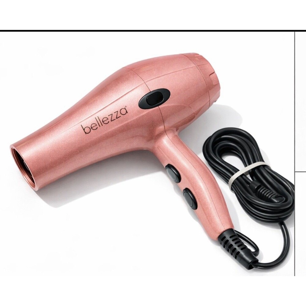Rose Gold Sparkle Ionic Hair Dryer w/ GFCI Plug Tested Works